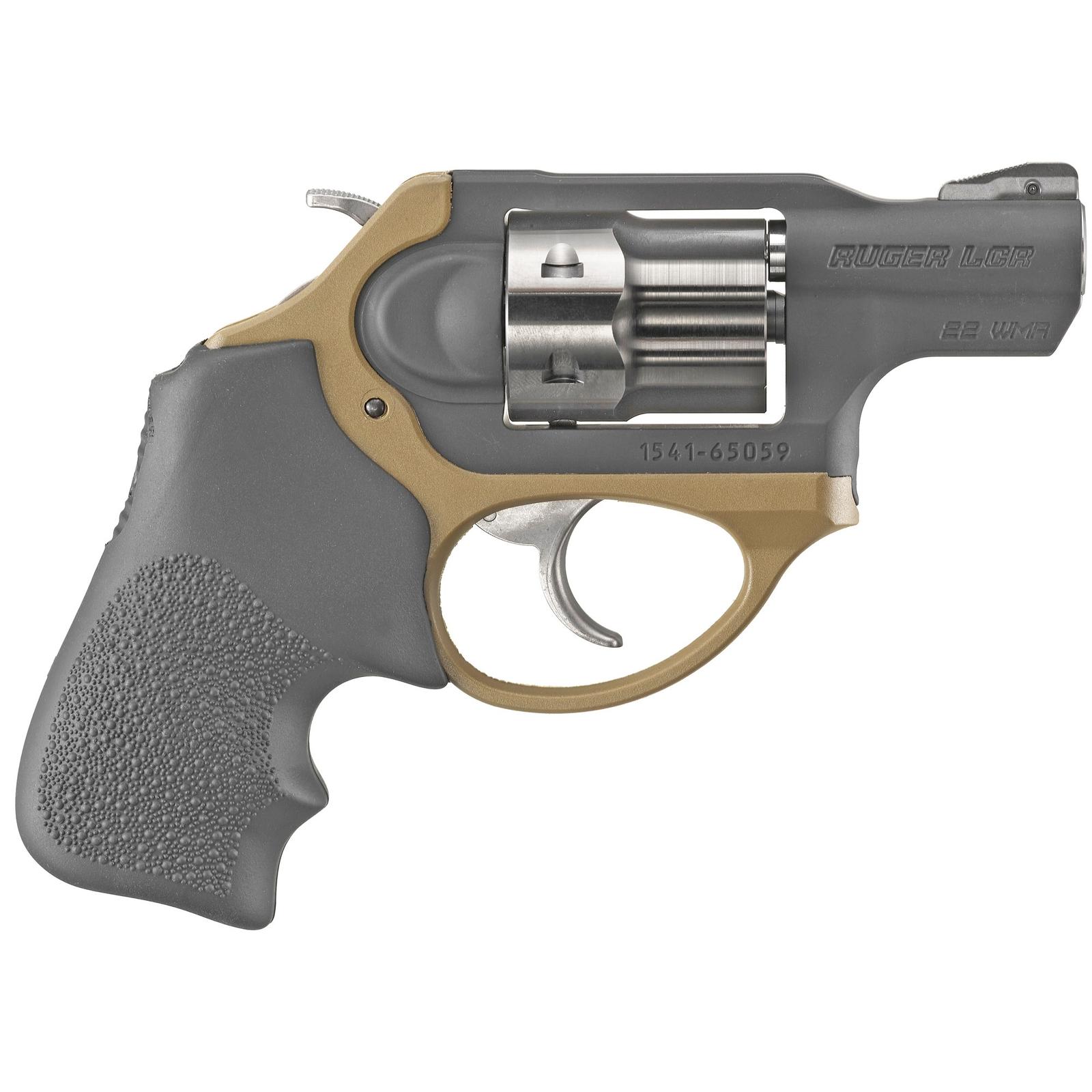 RUGER LCRX 22WMR 1.87" BLK/FDE 6RD