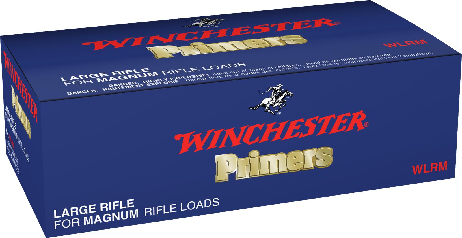 Winchester Ammo WLRM Centerfire #8-1/2M - 120 Large Magnum Rifle 1000 Per Box/5 Case