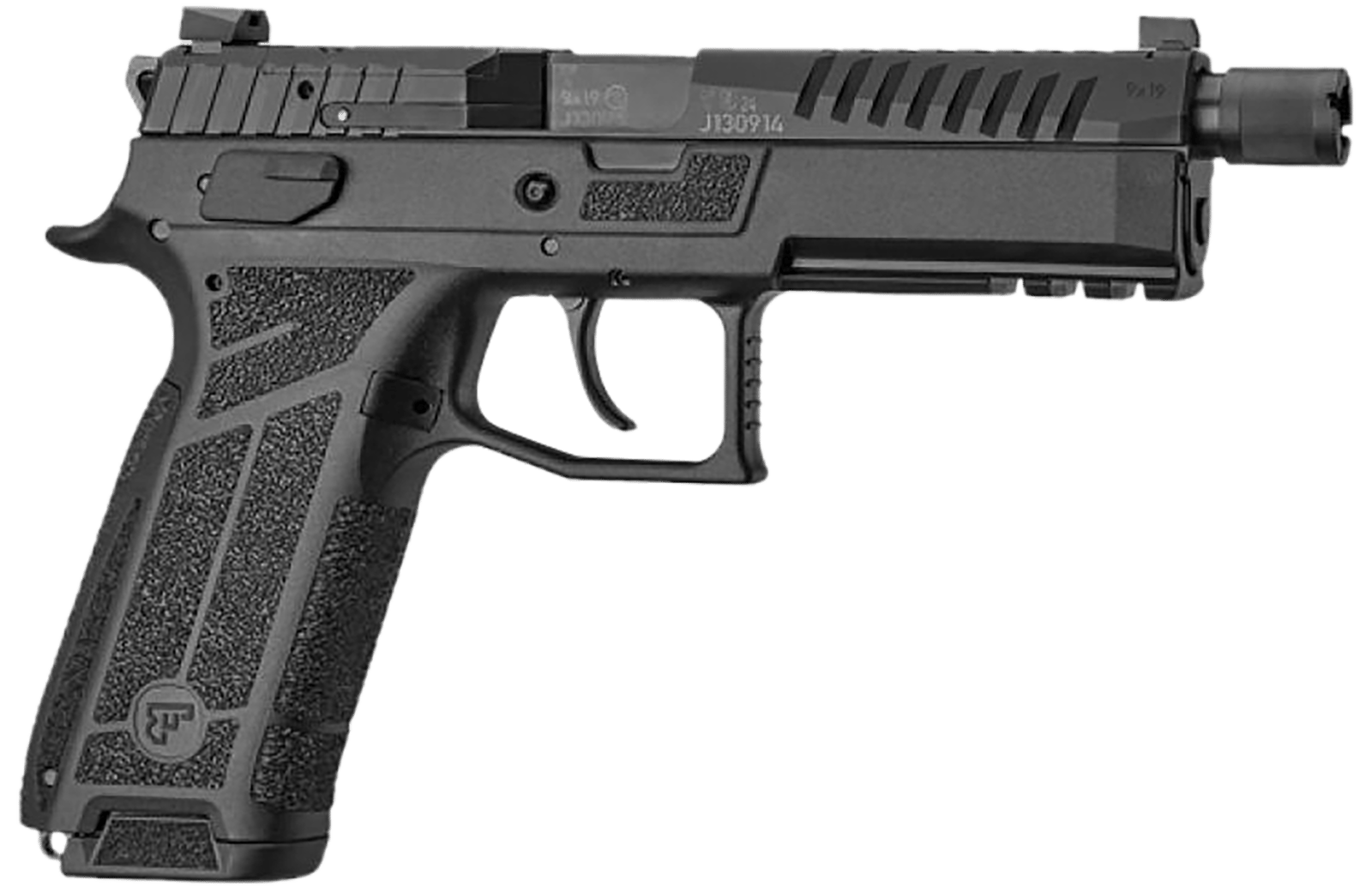 CZ-USA 91671 P-09 F Nocturne SR Full Size Frame 9mm Luger 21+1 5.30" Optic Ready/Serrated