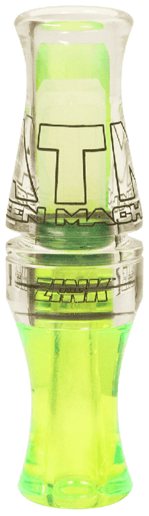 Avian X ZNK-ZNK6027 ATM Green Machine  Single Reed Lemon Drop Polycarbonate Attracts Ducks