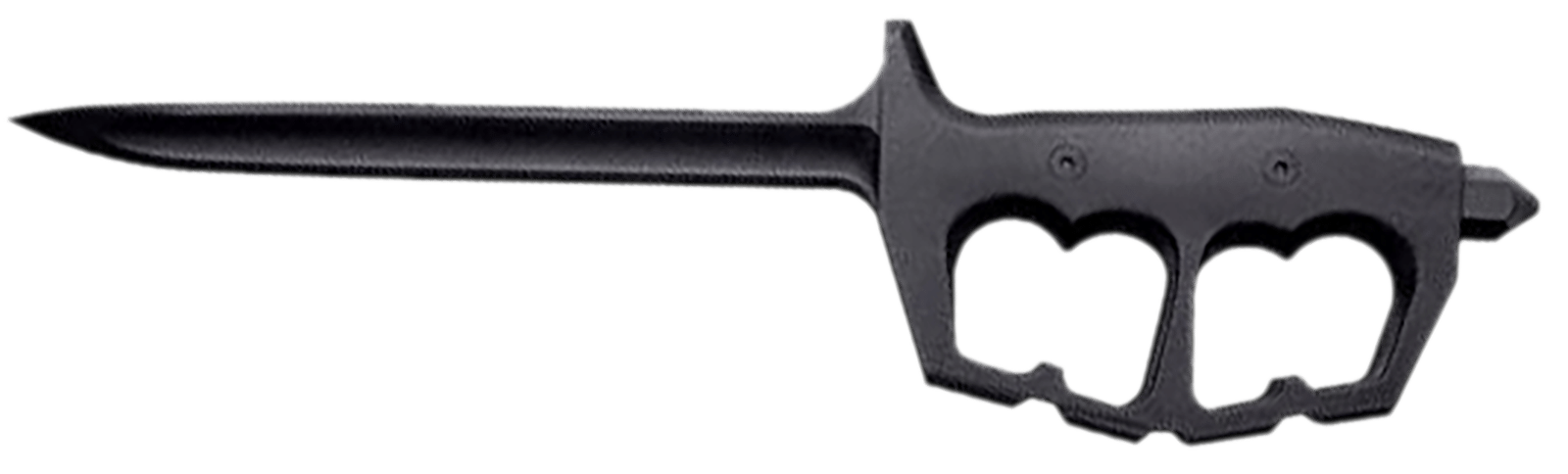 Cold Steel CS92FNTST FGX Chaos 8" Fixed Griv-Ex Plain Black 6" Blade, Black Griv-Ex Handle