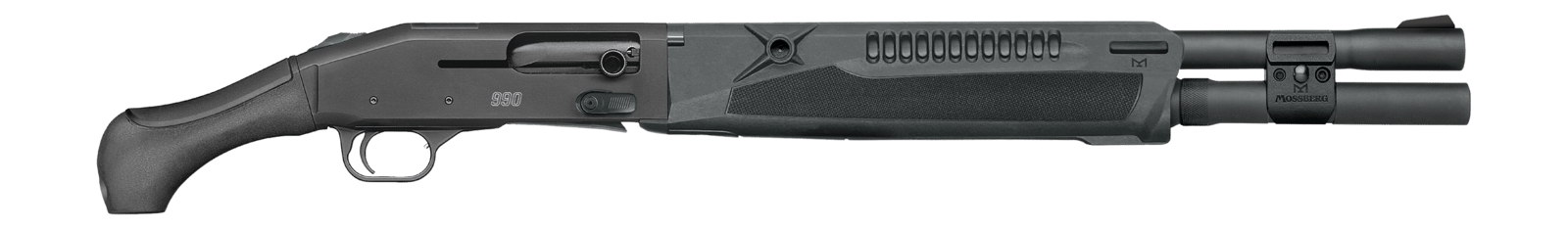 Mossberg 83013 990 Aftershock SPX Semi-Auto 3" 7+1 18.50" Matte Black Integrated Heat Shield Barrel & Drilled & Tapped Receiver, Black Polymer Grip