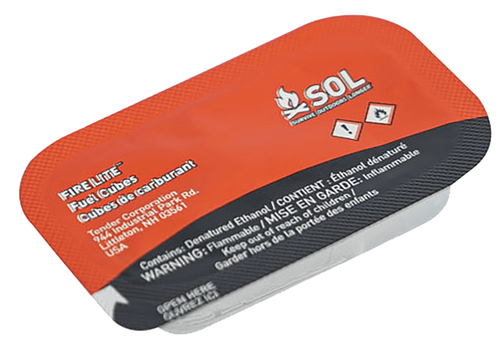 Survive Outdoors Longer 01401239 Fire Lite Fuel Cubes 4 Packs of 12 Cubes