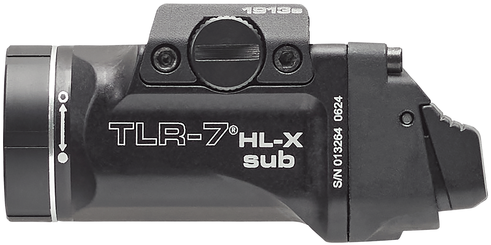 Streamlight 69505 TLR-7 HL-X SUB USB  Black 6000 Series Aluminum 1913 1000 Lumens