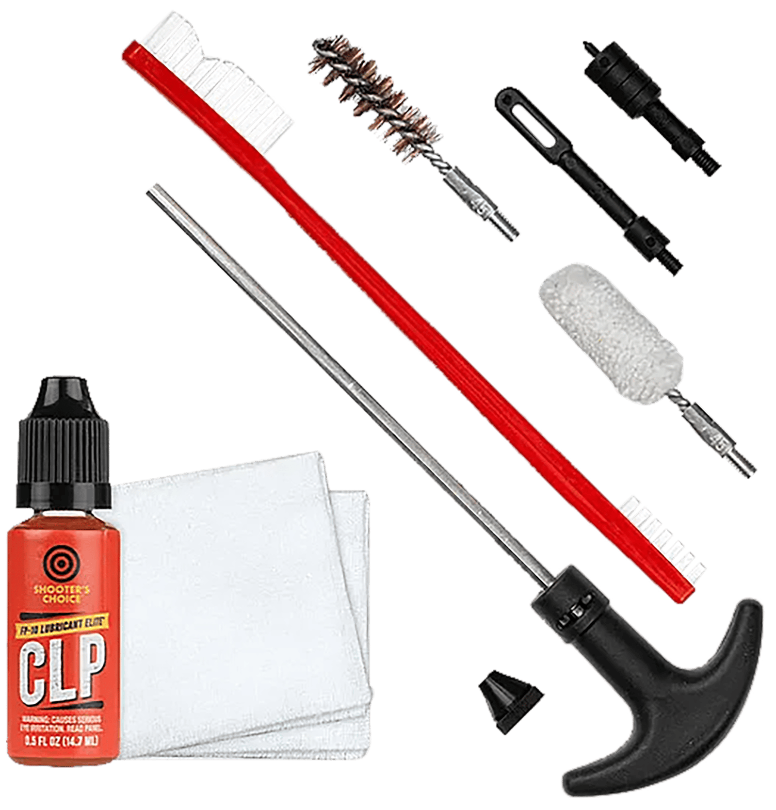 Shooters Choice SHFSRK45 Gun Rod Cleaning Kit .45 ACP Rifle