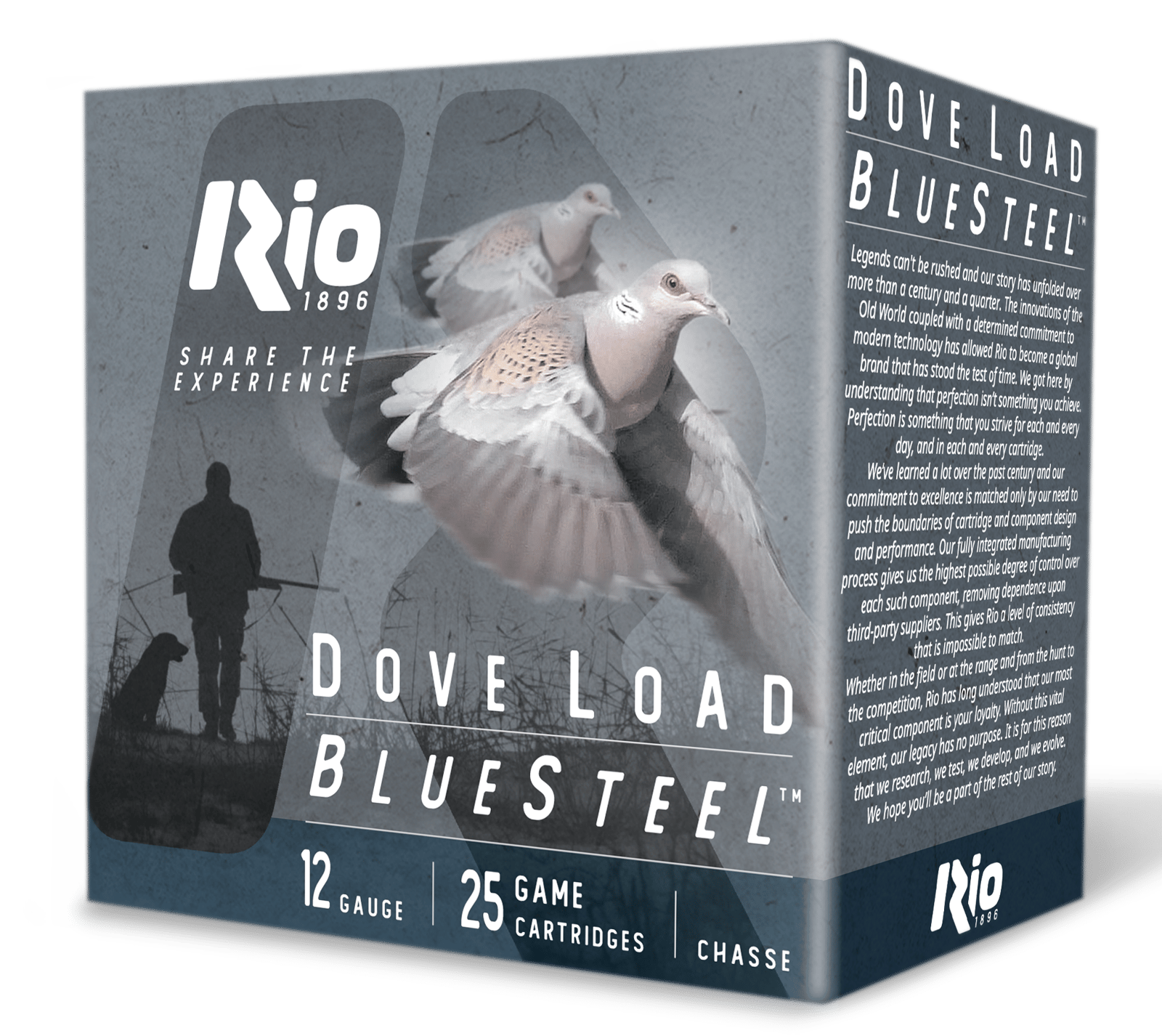 RIO DLBS286    DOVE LOAD 12G  2-3/4  6       25/10