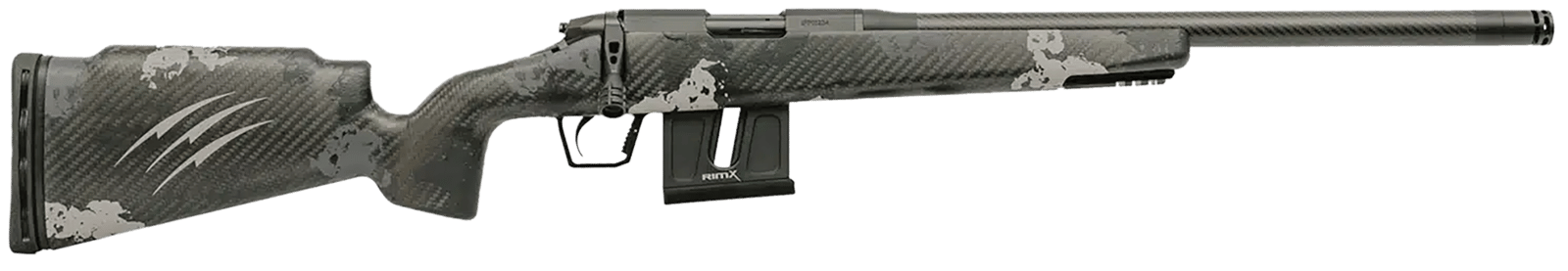 Fierce Firearms FRR22LR18BP Carbon Razor 22 LR 10+1 18" Black Cerakote C3 Carbon Fiber Threaded Barrel, Black Cerakote Drilled & Tapped Steel Receiver, LR Raised Negative Comb Phantom Camo Carbon Fibe