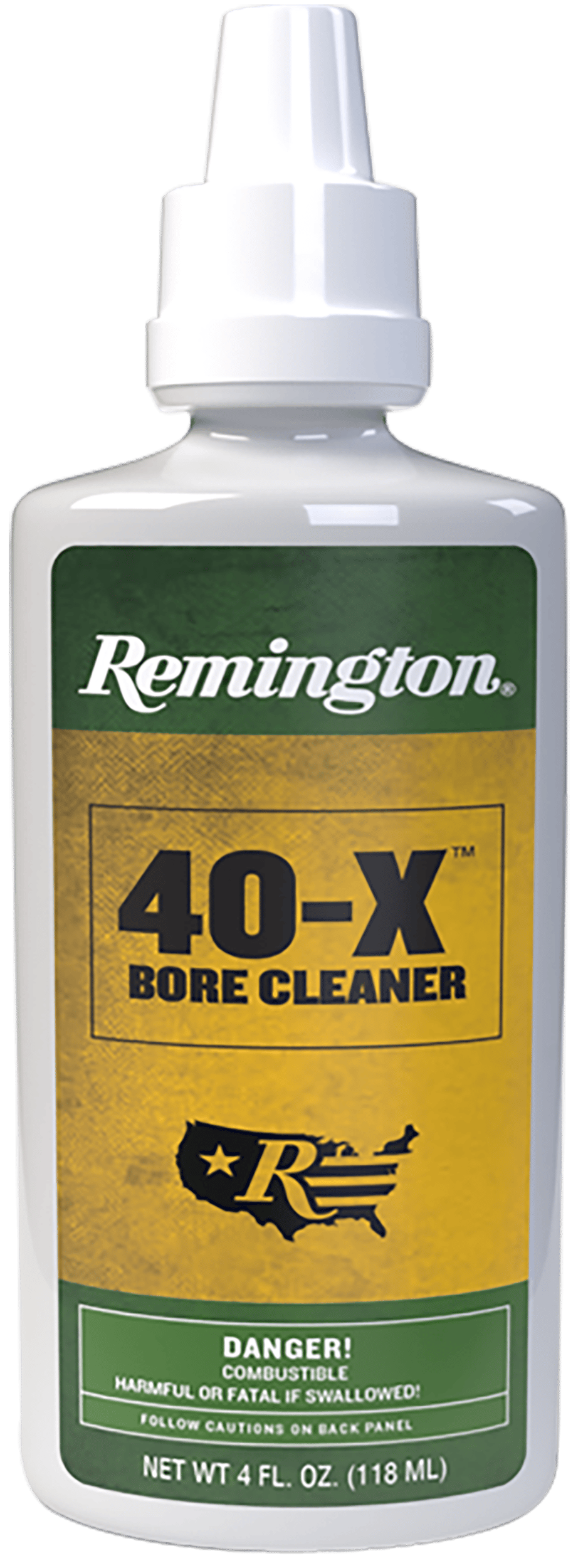 Remington Accessories 18397 40-X Bore Cleaner Removes Carbon/Lead/Plastic Fouling/Powder 4 oz Squeeze Bottle