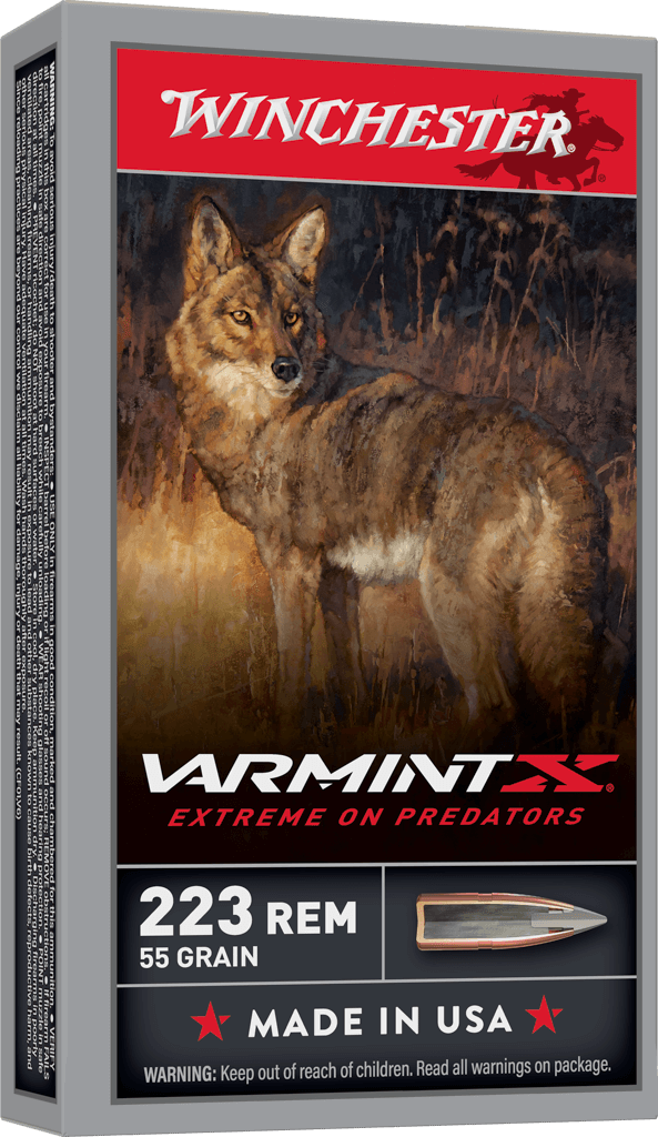 WINCHESTER VARMINT X 223REM 55G 20RD BOX 200RD CASE