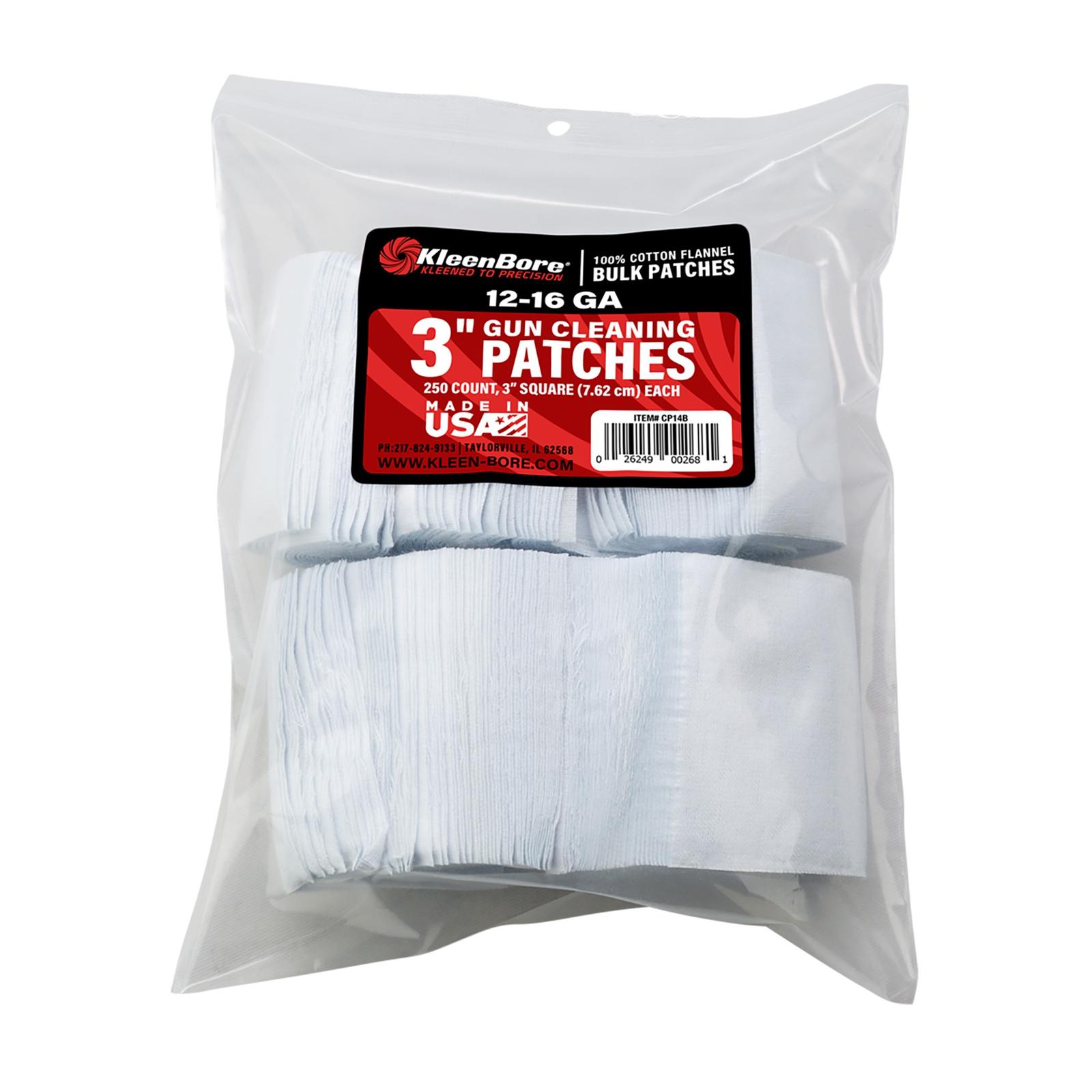 KLEEN BR SPR PATCH 12-16GA 250PK