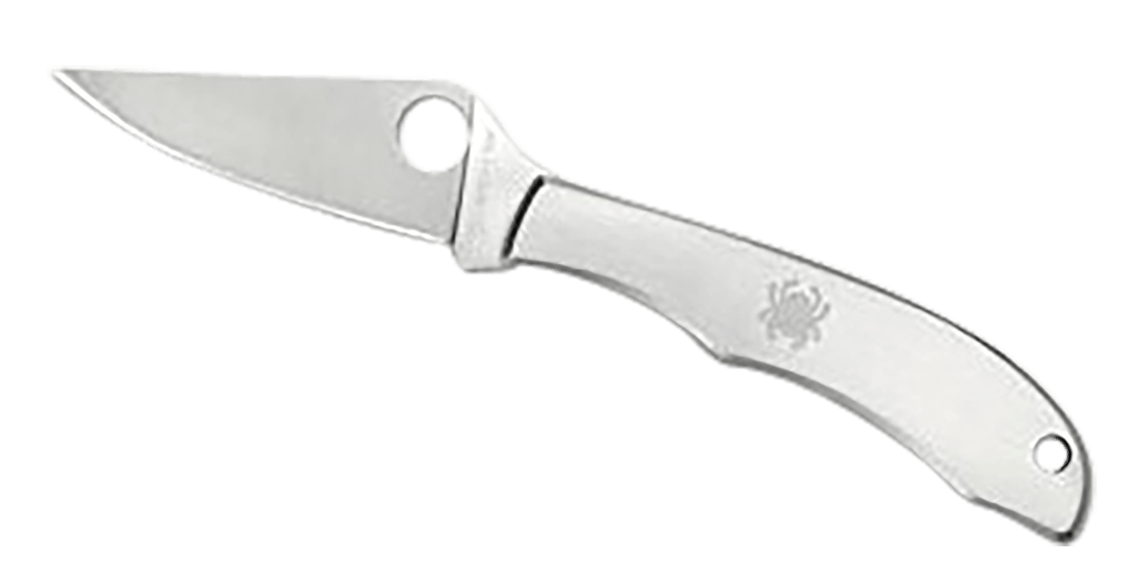 Spyderco C137P Honeybee  1.63" Folding Plain Satin 3Cr13MoV SS Blade/ Satin Stainless Steel Handle