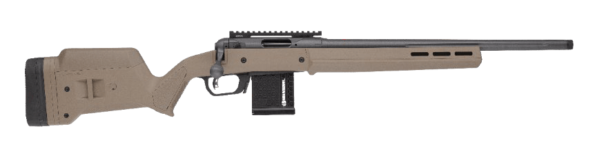 Savage Arms 33070 110 RF Magpul 22 LR 10+1 20" Medium Heavy Fluted Barrel, Arca Rail Forend, Coyote Tan AccuStock w/AccuFit V2