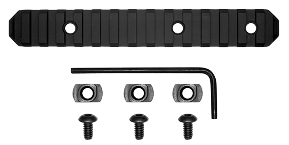 GrovTec US Inc GTSW239 6 Inch 15 Slot M-Lok  Black Anodized