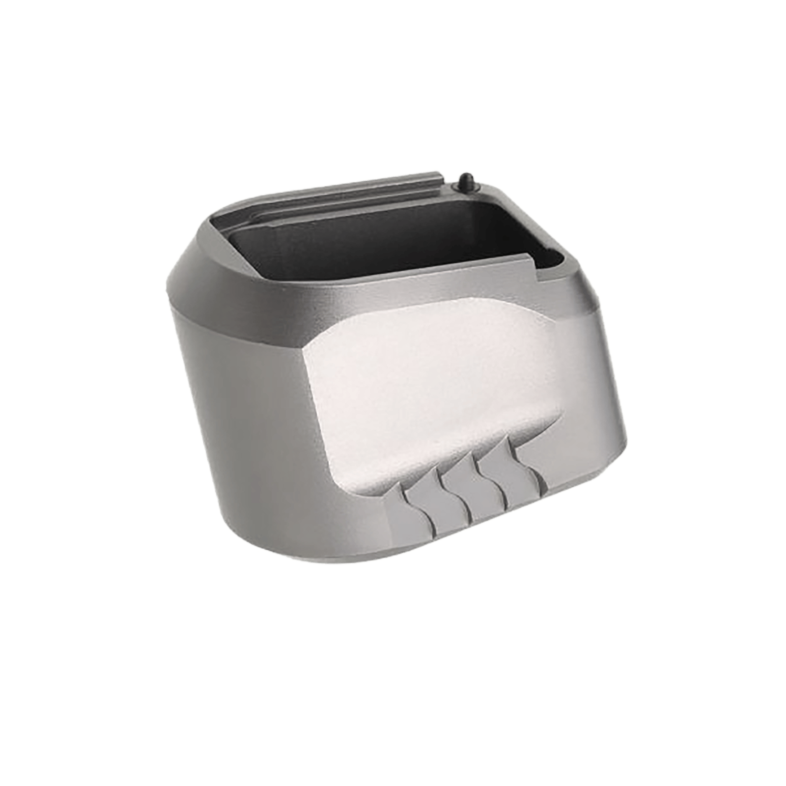 Tyrant CNC TDMPMAGEXFSGREY  Magazine Extension Fits S&W M&P 9/40 5rd Compatible w/ Full-Size M&P 1.0/2.0 frames Grey Aluminum