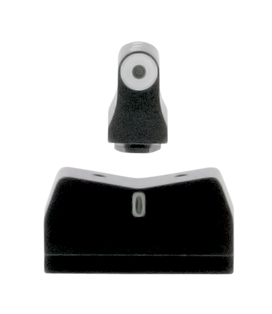 XS Sights GL0004S5 DXT Big Dot Night Sights fits Glock  Black | Green Tritium White Outline Front Sight Green Tritium White Outline Bar Rear Sight