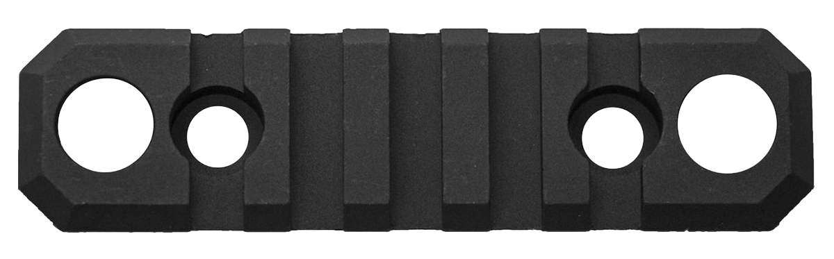 GrovTec US Inc GTSW241 3.1 Inch 5 Slot with Push Button Bases M-Lok  Black Anodized