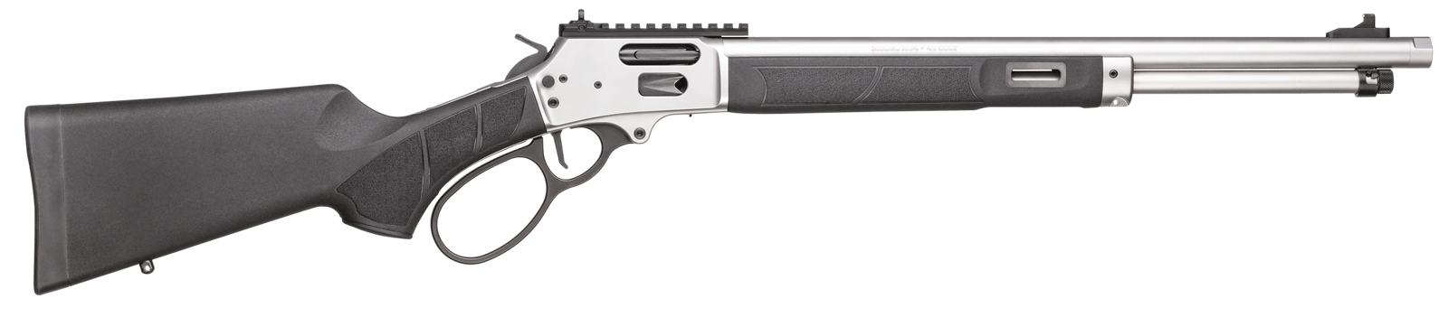 Smith & Wesson 13814 1854  45 Long Colt 9+1 19.25" Stainless Threaded Barrel, Picatinny Rail Stainless Steel Receiver, M-LOK Forend, Fixed Black Synthetic Stock