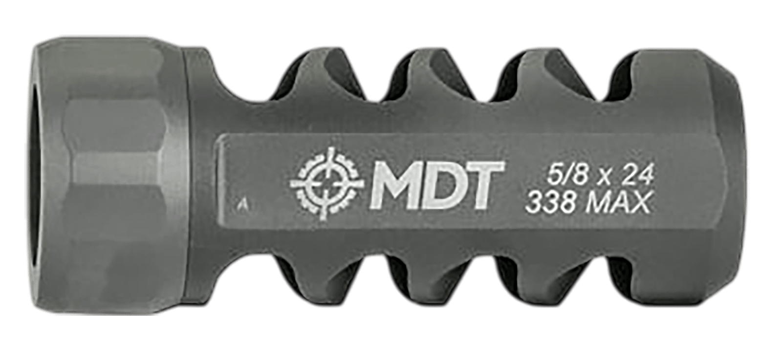 Mdt Sporting Goods Inc 109150RTI Hunt Brake  Black Titanium 5/8"x24 Threads 30Cal