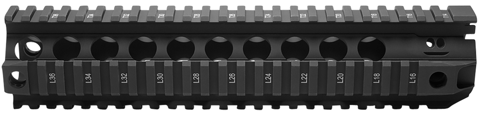 BCM QRF10556BLK QRF Handguard 10" Free-Floating Style Made of Aluminum with Black Anodized Finish & Picatinny Rial for AR-Platform
