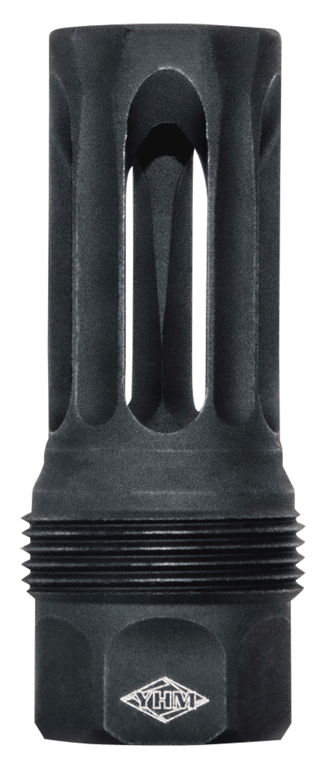 Yankee Hill 440524 sRx Q.D. Flash Hider Long Black Phosphate Steel with 5/8"-24 tpi, 9mm, 2.30" OAL & 9.375" Diameter for sRx Adapters