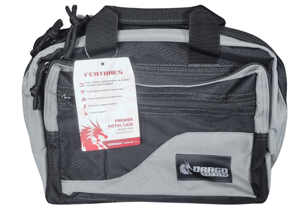 DRAGO PRO GEAR PREMIER PISTOL CASE BLACK (20/CASE)