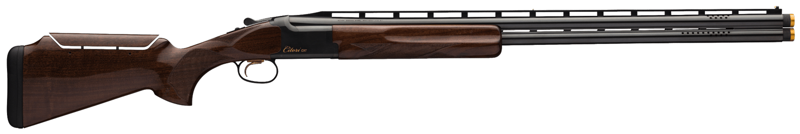 Browning 018075326 Citori CXT 12 Gauge 30" 3" 2rd, Lightweight Ported Barrels, Gold Enhanced Receiver, American Black Walnut Monte Carlo Stock With Graco Adjustable Comb