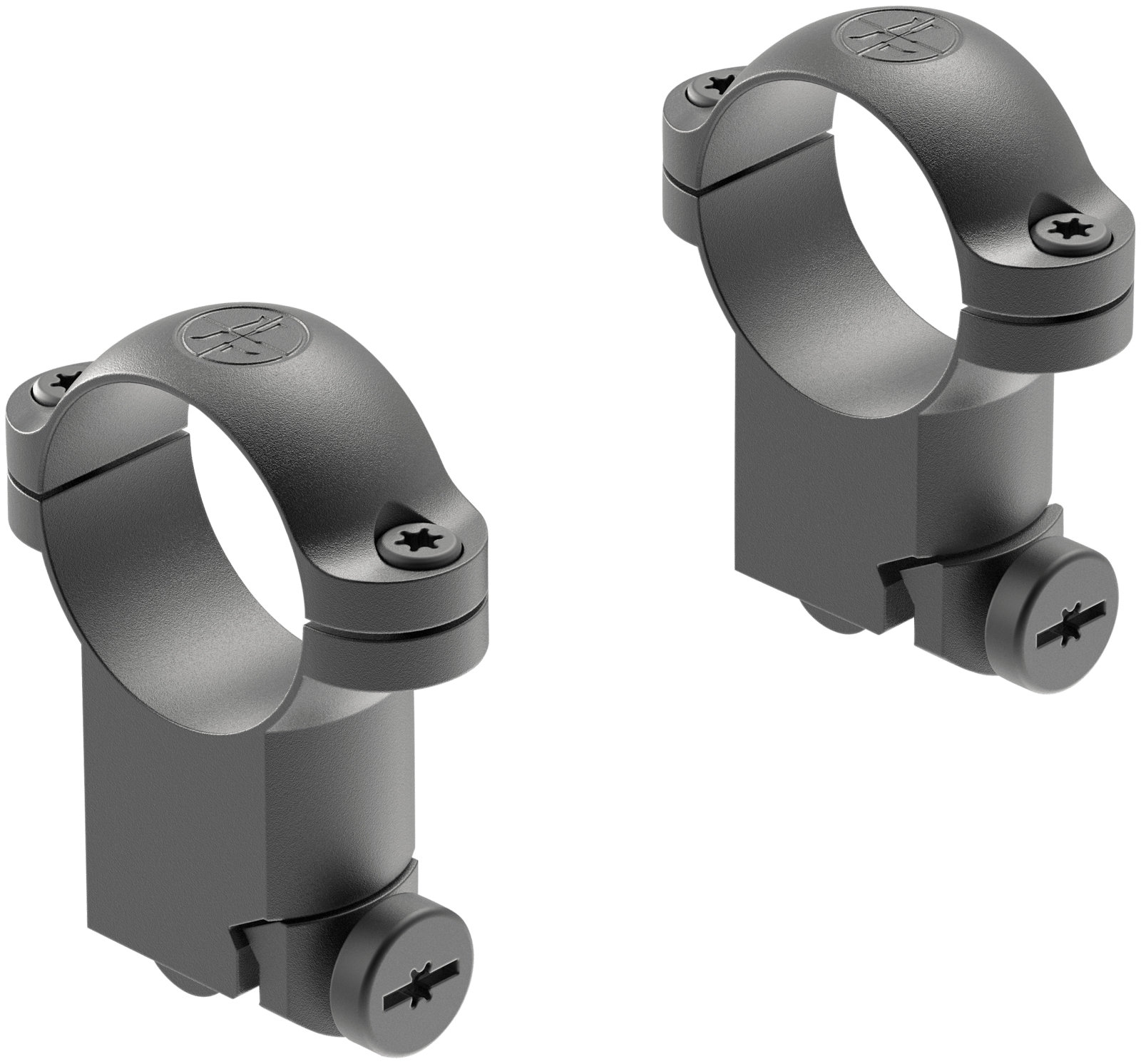 Leupold 49944 Ringmounts  Matte Black Ruger M77 1"  Super High