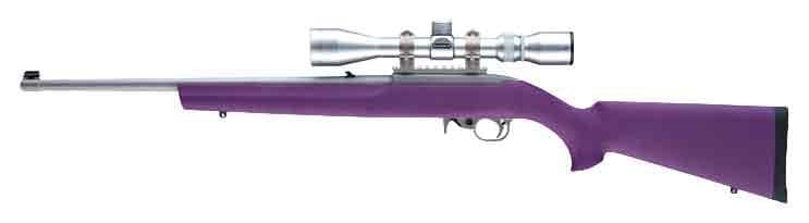 HOGUE STOCK RUGER 10/22 HEAVY BARREL PURPLE