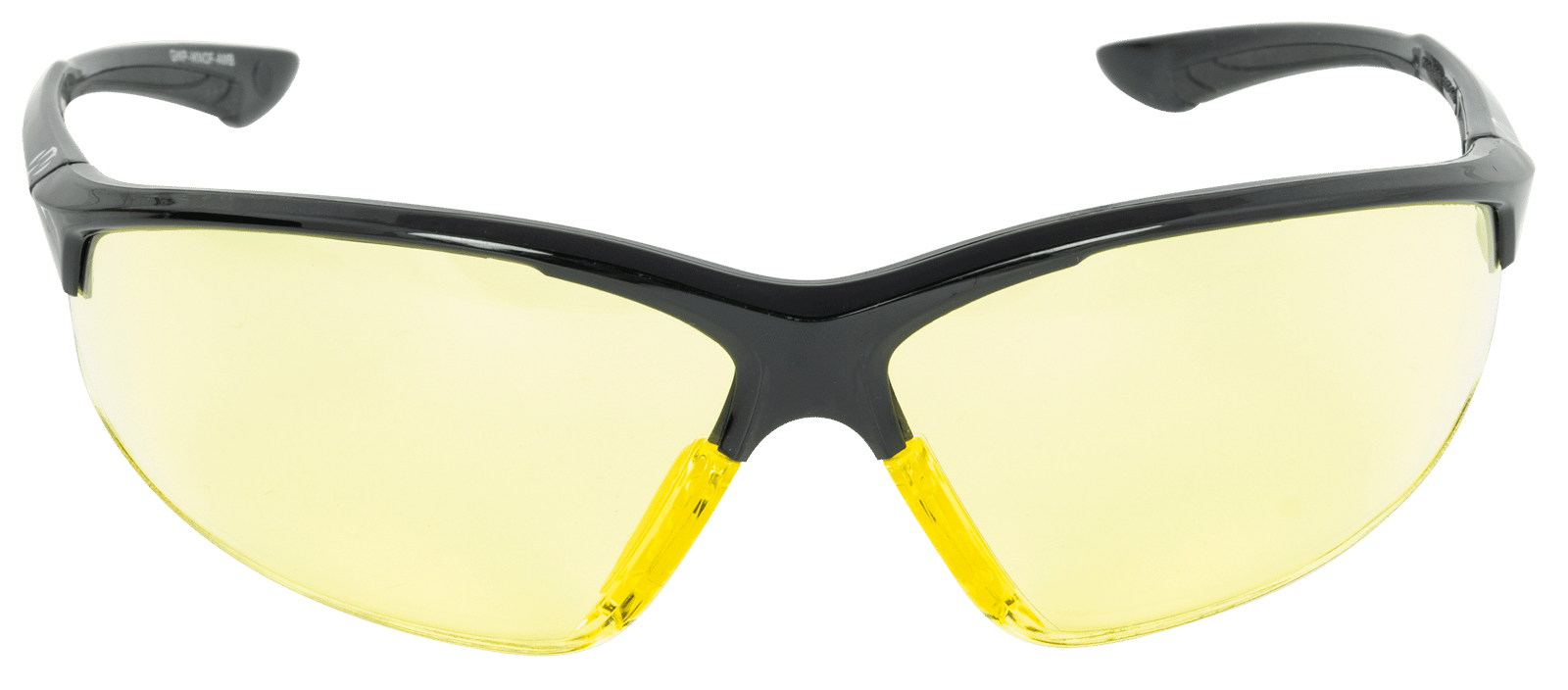 Walker's GWPIKNOF1AMB Ballistic Eyewear IKON Tanker Adult Amber Lens Matte Black Frame