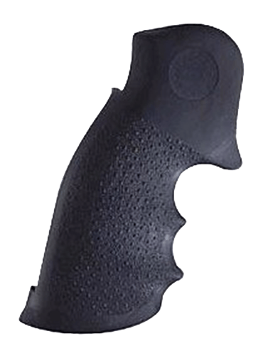 Hogue 66000 Monogrip Finger Grooves Black Rubber Fits Taurus Medium/Large Frame with Square Butt