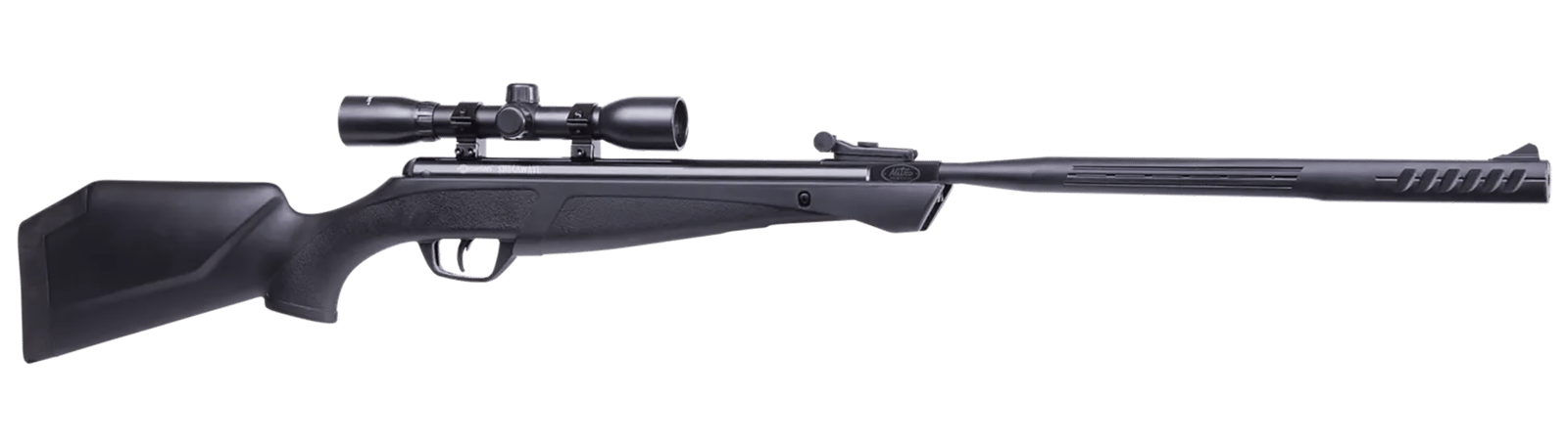 Daisy CS2SXS ShockWave  Nitrogen Piston 22 Cal Black Rifled Barrel, Fixed Synthetic Stock, 4x32mm Scope