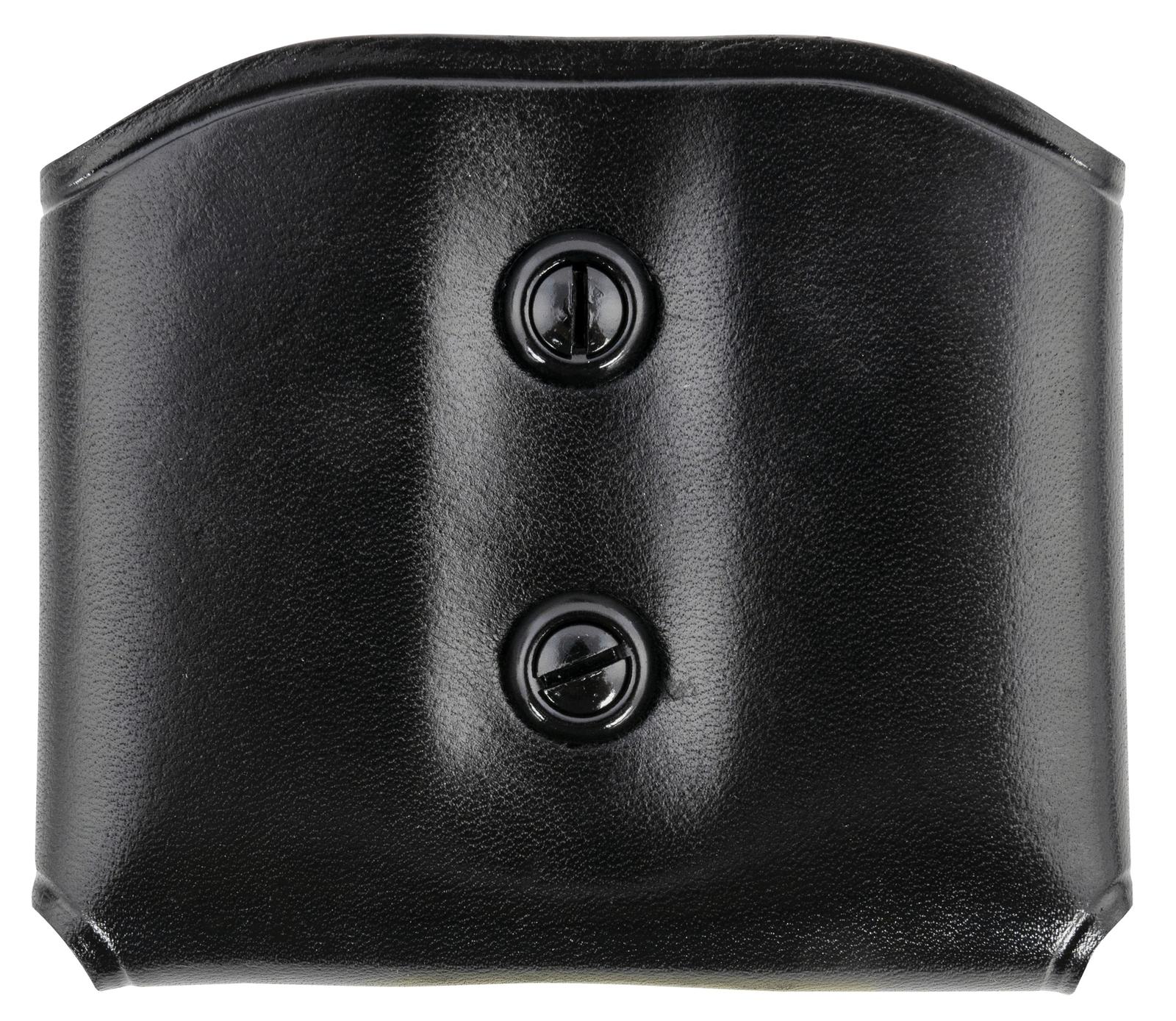 Galco DMC22B DMC Mag Carrier Double Black Leather Belt Loop Belts 1.50-1.75" Wide Compatible w/ Glock 35 Ambidextrous Hand
