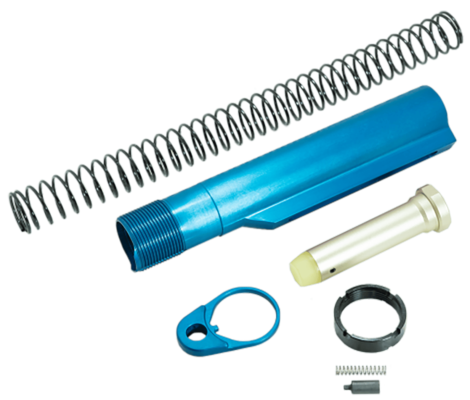 Timber Creek Outdoors ARBTKB Buffer Tube Kit  Blue Anodized for AR-15