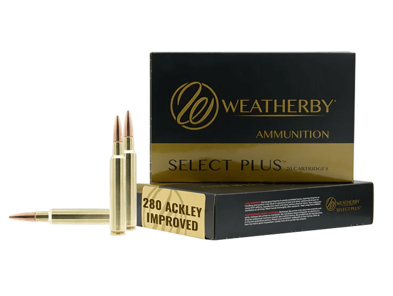 Weatherby R280A168CHH   280ACKLEY 168gr 20 Per Box/10 Case