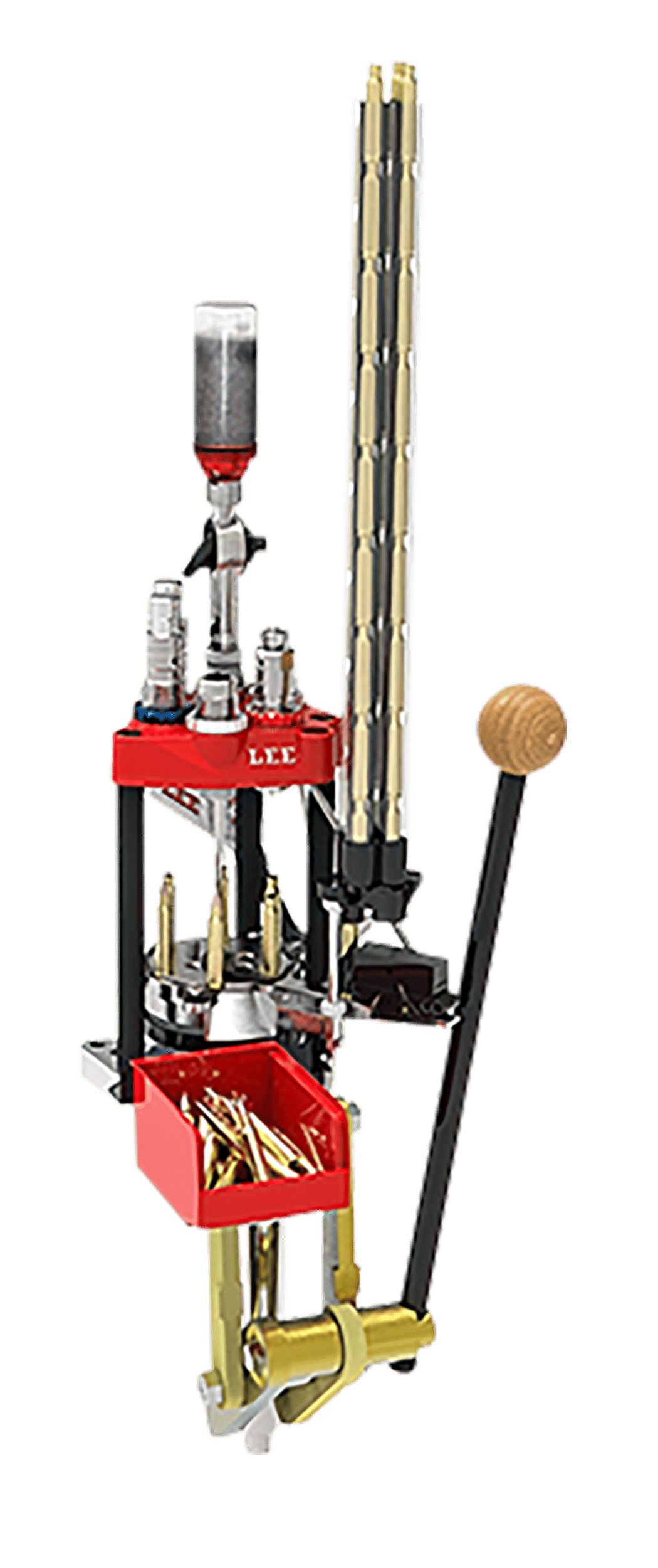 Lee Precision  Six Pack Pro Kit 40 S&W Steel Works With Most Handgun Cases