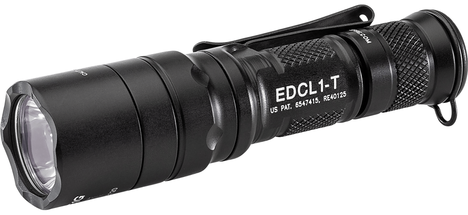 SureFire EDCL1T Everyday Carry Light 1  Black Anodized 5/500 Lumens White LED