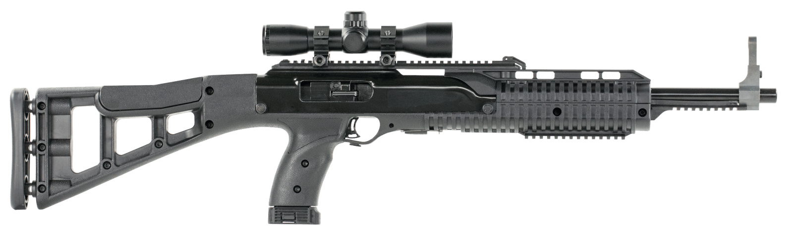 Hi-Point 4095TS4X32 4095TS Carbine 40 S&W Caliber with 17.50" Barrel, 10+1 Capacity, Black Metal Finish, Black All Weather Molded Stock & Polymer Grip Right Hand