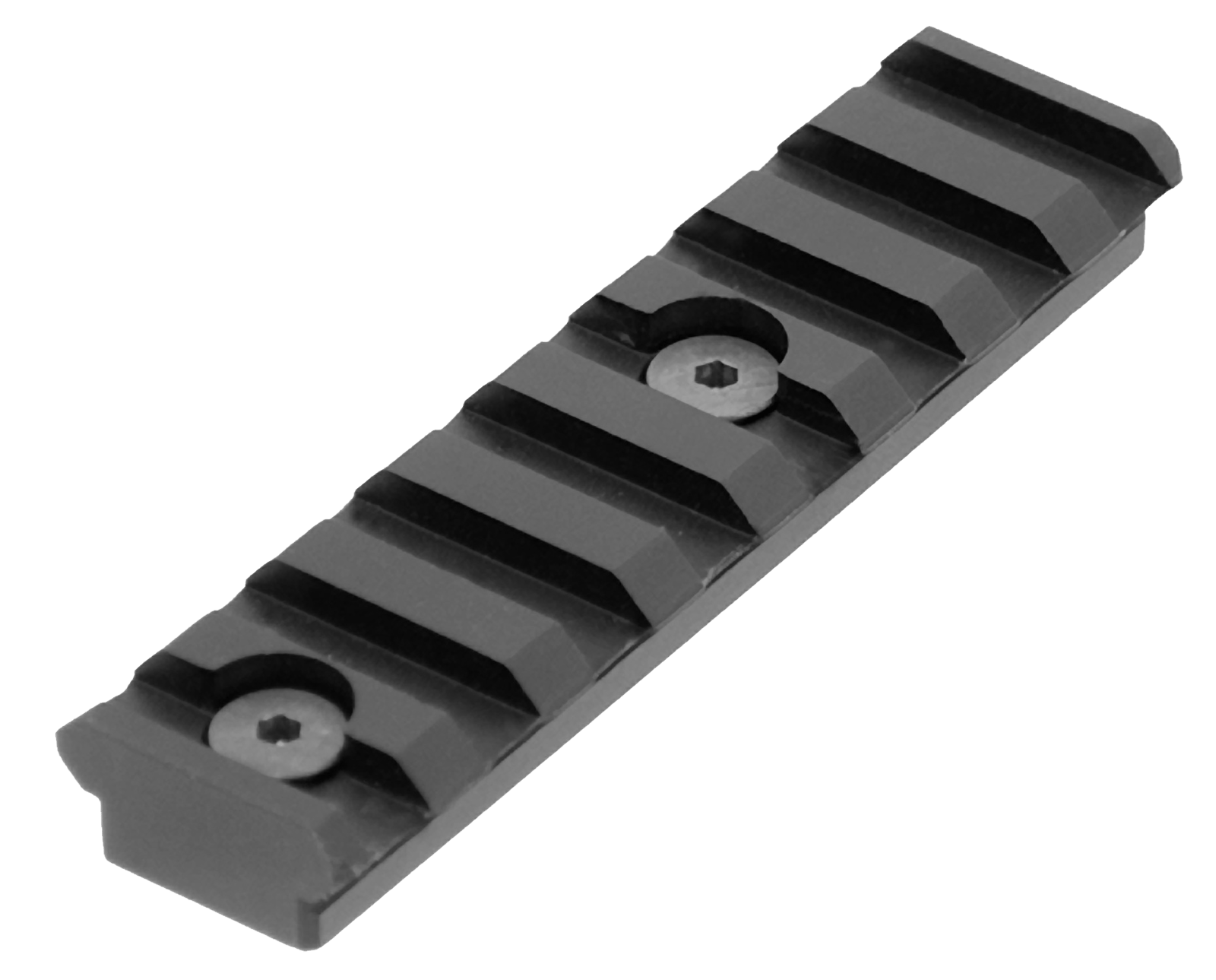UTG Pro MTURS04M 3.14" KeyMod Picatinny Rail Section 8 Slots  Black Anodized