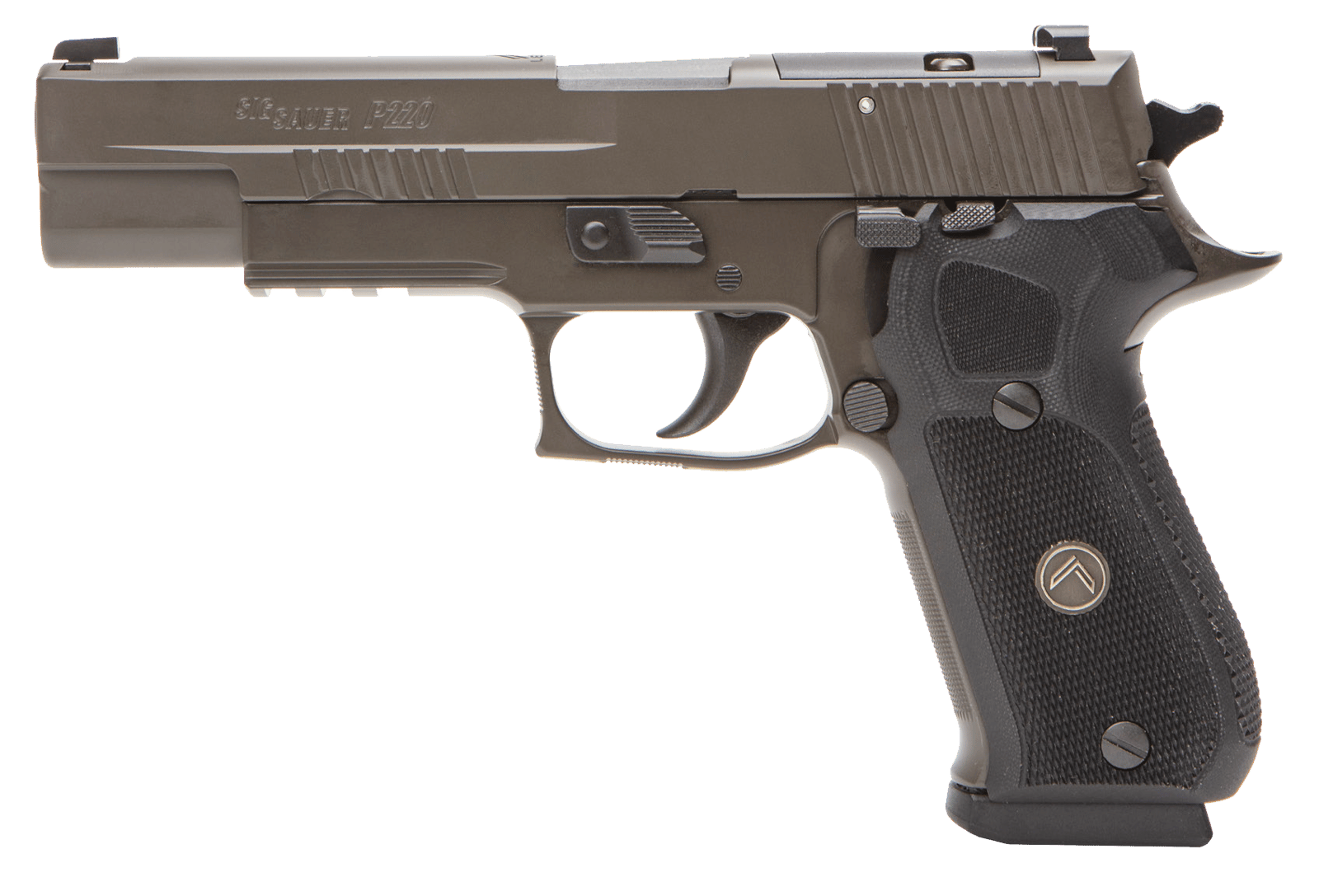 Sig Sauer 220R510LEGIONR2 P220 Full Size Legion 10mm Auto 8+1 5", Legion Gray Elite Cerakote, Picatinny Rail Frame, Romeo 1 Cut Slide, Black G10 Grip, X-Ray Sights