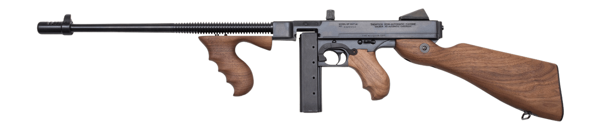 Thompson T550D 1927A-1 Lightweight Carbine 45 ACP 20+1/50+1 16.50" Blued Aluminum Alloy Barrel & Receiver, Walnut Grain Fixed Stock & Grip