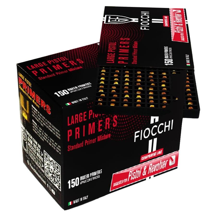Fiocchi Large Pistol Primers - 1500/ct