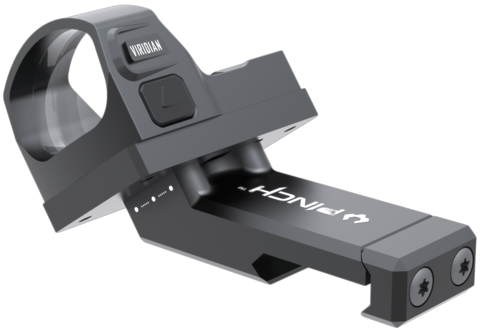 Viridian 9820036 PINCH Adjustable 35 Degree Offset Mount with Shield RMSc Adapter  Black Anodized