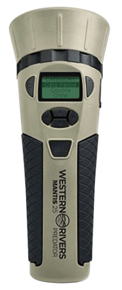 Western Rivers WRC-GC25-PDT Mantis 25 Electronic Call Multiple Sounds Attracts Predators Brown Plastic
