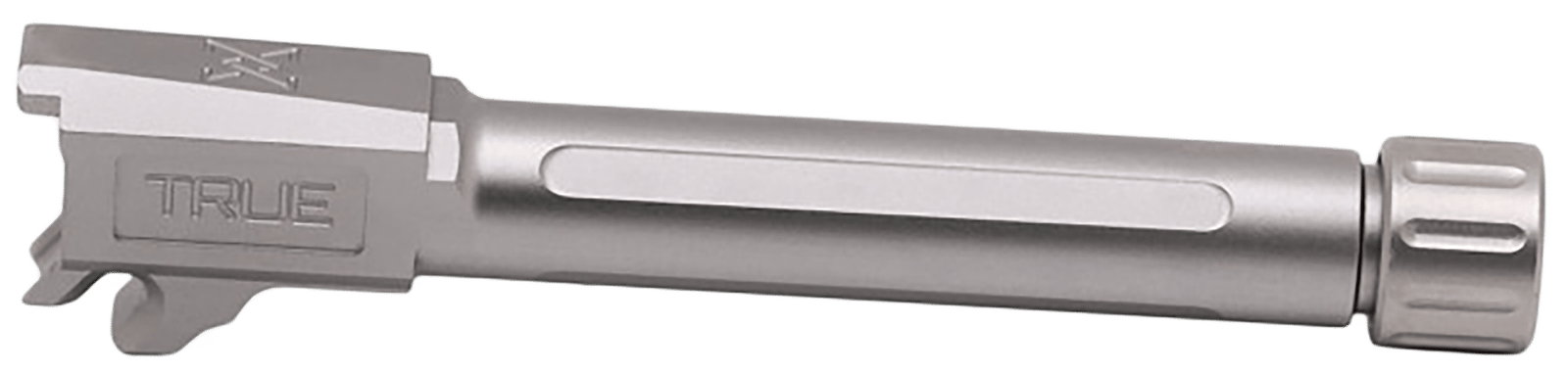 True Precision Inc TPP365FBXT Sig  9mm Luger 4.30" Threaded Satin Stainless Steel, Fits Sig P365 Fuse
