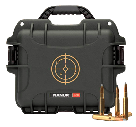 Nanuk 908AMMO1 908  223Rem Black/White Resin 600rds