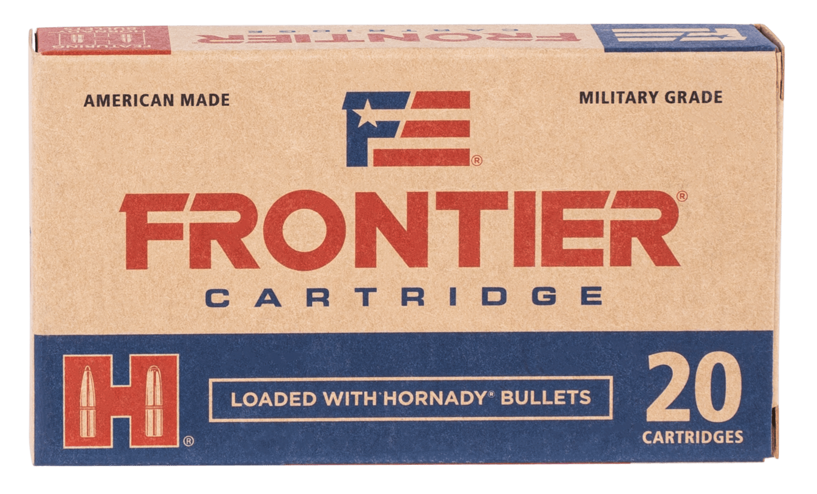 Frontier Cartridge FR700 Military Grade Centerfire Rifle 6.5Grendel 123gr Full Metal Jacket 20 Per Box/10 Case