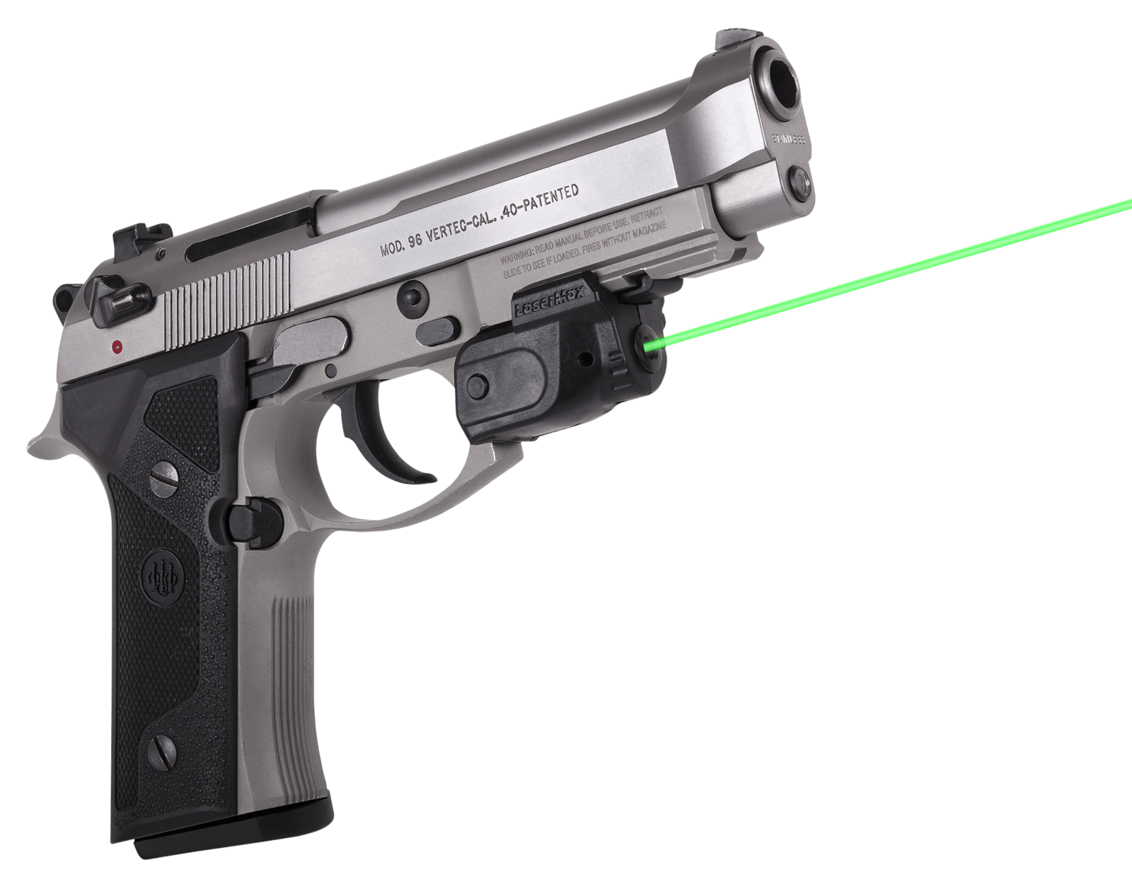 LaserMax GSLTNG Green Lightning Rail with GripSense  Black