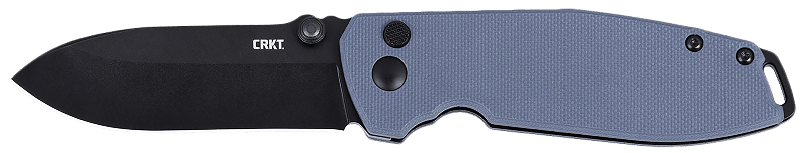 CRKT 2495G SQUID XM 2.95" Folding Plain Black Oxide D2 Steel Blade, Gray G10 Handle
