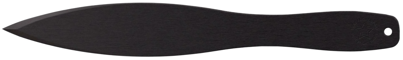 Cold Steel CS80STK12Z Sure Flight Sport 7.25" Fixed Spear Point Plain Black 1055 Carbon Steel Blade, 4.75" Black Polypropylene Handle