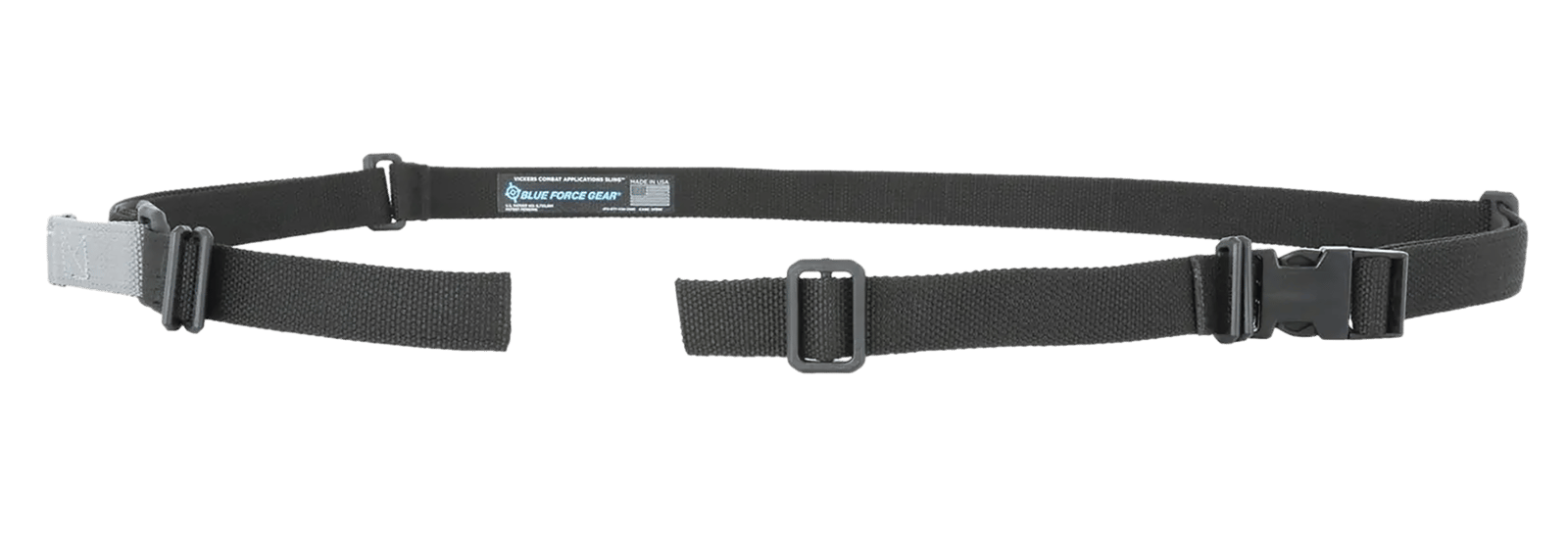 Blue Force Gear VCAS125AABK Vickers Standard Sling Black Cordura 54"-64" OAL Rifle